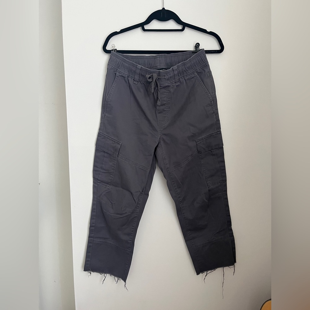 Gray cargo men’s pants